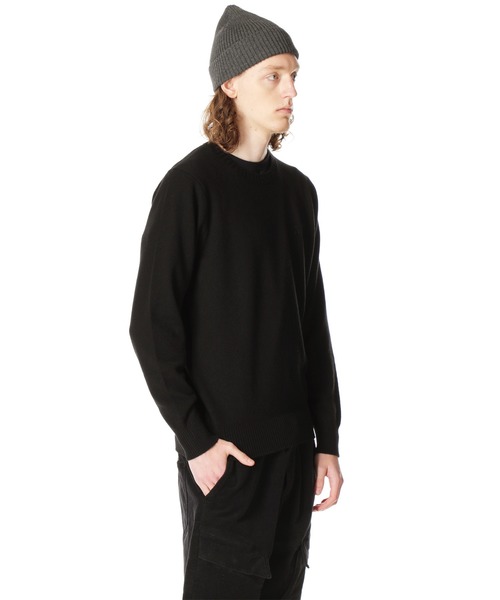 SOPHNET. ソフネット ニット・セーター 黒 S 3328225Y0112 SOPHNET.（ソフネット）の「AUTHENTIC SCORPION LOGO CASHMERE