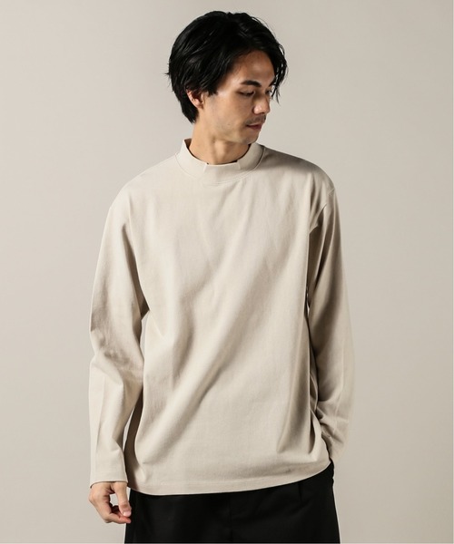 JOURNAL STANDARD(ジャーナルスタンダード)の「10/-テンジク モックネック L/S#(Tシャツ/カットソー・メンズ・ホワイト/ベージュ/タン・SMALL/MEDIUM/LARGE)」の2枚目の写真