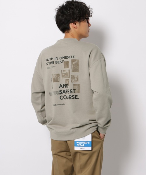 LAKOLE（ラコレ）の「BESTスウェットプルオーバー / LAKOLE（スウェット・メンズ・ホワイト/ブラウン/グレー・MEDIUM/LARGE）」の21枚目の写真