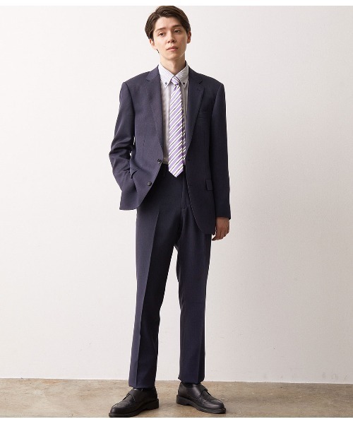 JUNRED（ジュンレッド）の「【スーツ】4WAYストレッチバーズアイジャケット（テーラードジャケット・メンズ・ブラック/ネイビー・LL/S/M/L）」の4枚目の写真