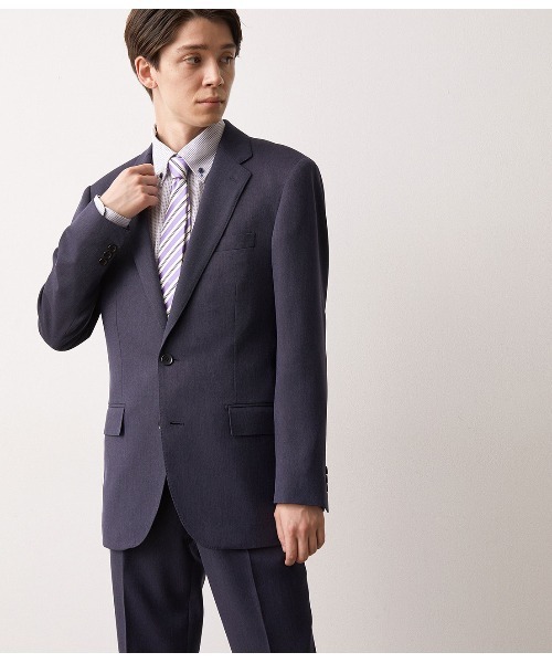 JUNRED（ジュンレッド）の「【スーツ】4WAYストレッチバーズアイジャケット（テーラードジャケット・メンズ・ブラック/ネイビー・LL/S/M/L）」の5枚目の写真