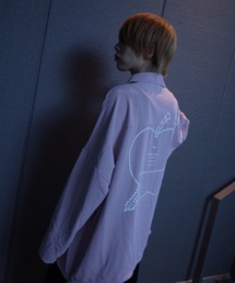 rovtski | RE 2020 AFYF SS1/2ZIP SHIRT/ベアー オーバーサイズ ハーフジップシャツ(シャツ/ブラウス)