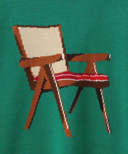 Casablanca（カサブランカ）の「Casablanca（カサブランカ）GREEN KNIT（ニット/セーター・メンズ・ケリー・MEDIUM/SMALL/LARGE）」の5枚目の写真