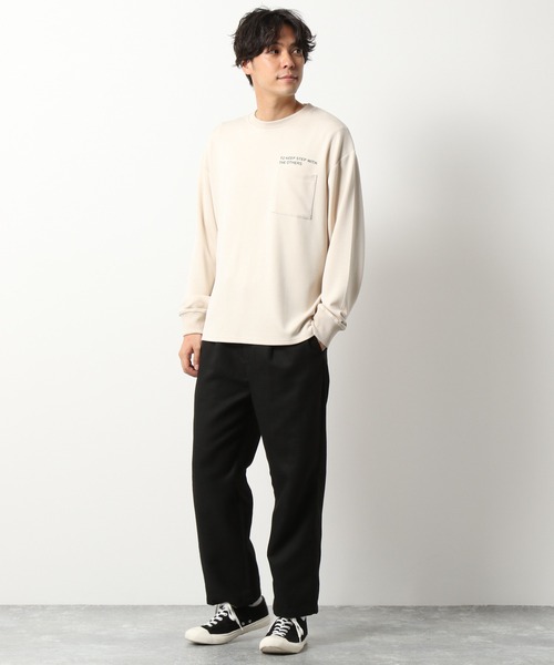 LAKOLE（ラコレ）の「起毛ワイドパンツ / LAKOLE（その他パンツ・メンズ・チャコール/ブラック/アイボリー/ブラウン・MEDIUM/SMALL/LARGE）」の12枚目の写真