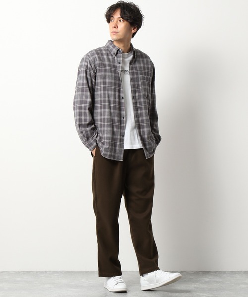 LAKOLE（ラコレ）の「起毛ワイドパンツ / LAKOLE（その他パンツ・メンズ・チャコール/ブラック/アイボリー/ブラウン・MEDIUM/SMALL/LARGE）」の18枚目の写真