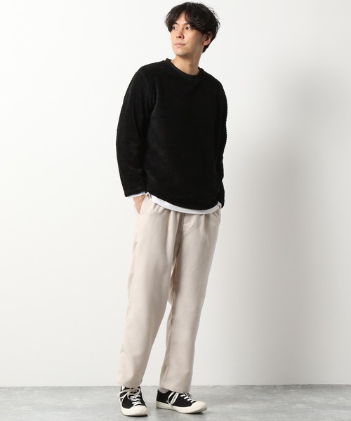 LAKOLE（ラコレ）の「起毛ワイドパンツ / LAKOLE（その他パンツ・メンズ・チャコール/ブラック/アイボリー/ブラウン・MEDIUM/SMALL/LARGE）」の14枚目の写真