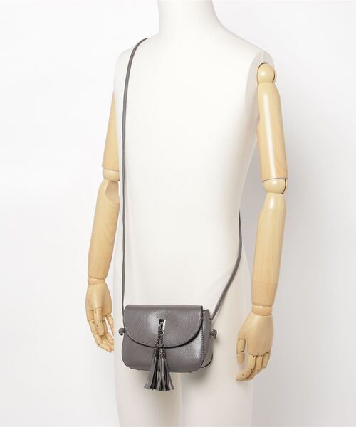 Burner（バーナー）の「【OKUOKU　0909】タッセル付き　ミニショルダーバック　oku-ba-7（ショルダーバッグ・レディース・カーキ/レッド/ピンク/オレンジ/パープル/グレー/ブラック/その他12/その他11/その他9/その他13/その他10/その他14・FREE）」の14枚目の写真