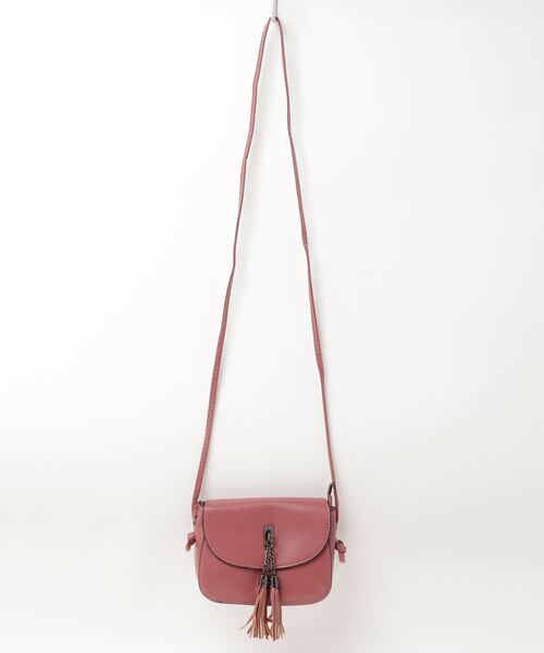 Burner（バーナー）の「【OKUOKU　0909】タッセル付き　ミニショルダーバック　oku-ba-7（ショルダーバッグ・レディース・カーキ/レッド/ピンク/オレンジ/パープル/グレー/ブラック/その他12/その他11/その他9/その他13/その他10/その他14・FREE）」の18枚目の写真