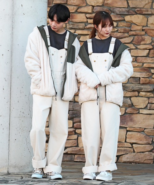 make a ray!（メイク ア レイ！）の「ボアファー×ナイロンマウンテンパーカー/リバーシブル（マウンテンパーカー・メンズ・ホワイト/その他1/グレー/ブラック・M/XL/L）」の16枚目の写真