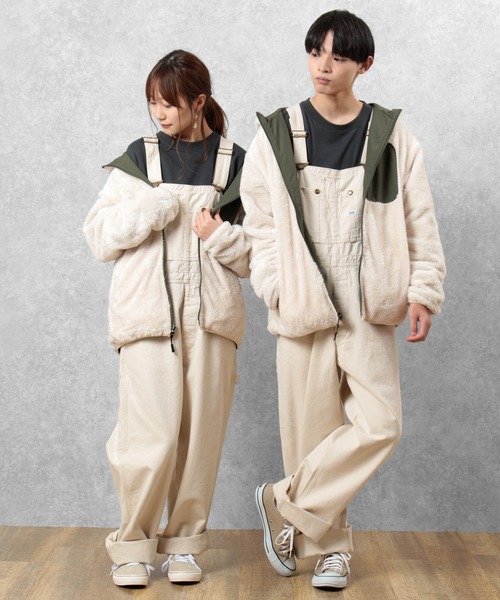 make a ray!（メイク ア レイ！）の「ボアファー×ナイロンマウンテンパーカー/リバーシブル（マウンテンパーカー・メンズ・ホワイト/その他1/グレー/ブラック・M/XL/L）」の17枚目の写真