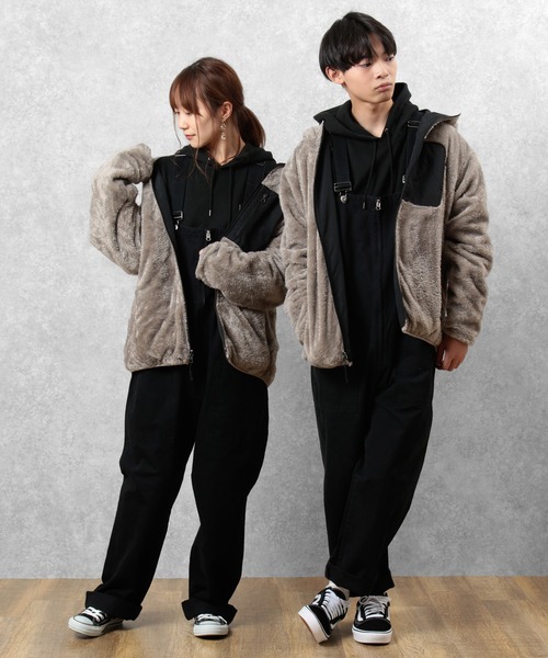 make a ray!（メイク ア レイ！）の「ボアファー×ナイロンマウンテンパーカー/リバーシブル（マウンテンパーカー・メンズ・ホワイト/その他1/グレー/ブラック・M/XL/L）」の22枚目の写真