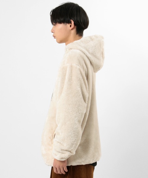 make a ray!（メイク ア レイ！）の「ボアファー×ナイロンマウンテンパーカー/リバーシブル（マウンテンパーカー・メンズ・ホワイト/その他1/グレー/ブラック・M/XL/L）」の10枚目の写真