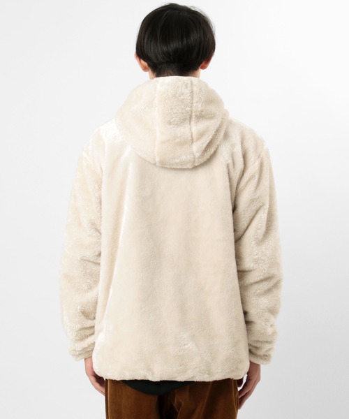 make a ray!（メイク ア レイ！）の「ボアファー×ナイロンマウンテンパーカー/リバーシブル（マウンテンパーカー・メンズ・ホワイト/その他1/グレー/ブラック・M/XL/L）」の11枚目の写真