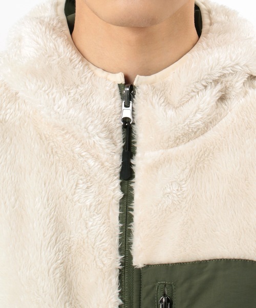 make a ray!（メイク ア レイ！）の「ボアファー×ナイロンマウンテンパーカー/リバーシブル（マウンテンパーカー・メンズ・ホワイト/その他1/グレー/ブラック・M/XL/L）」の12枚目の写真