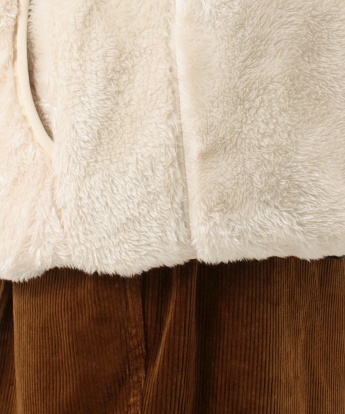 make a ray!（メイク ア レイ！）の「ボアファー×ナイロンマウンテンパーカー/リバーシブル（マウンテンパーカー・メンズ・ホワイト/その他1/グレー/ブラック・M/XL/L）」の15枚目の写真