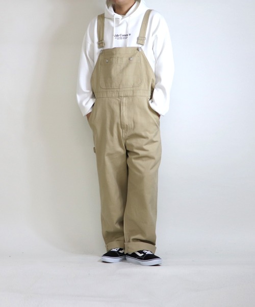 ILL'S(イルズ)の「ILL'S / イルズ ワイドオーバーオール(サロペット/オーバーオール・メンズ・ホワイト/ブラック/ベージュ/インディゴブルー・M/L)」の13枚目の写真