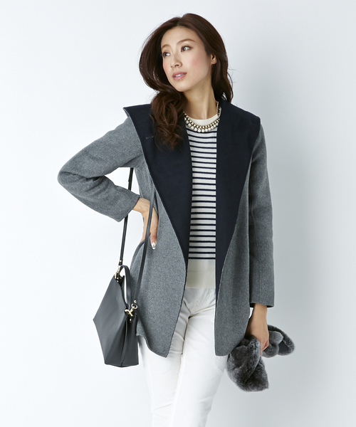 23区（ニジュウサンク）の「ソフトウールリバーコート（その他アウター）」 - WEAR