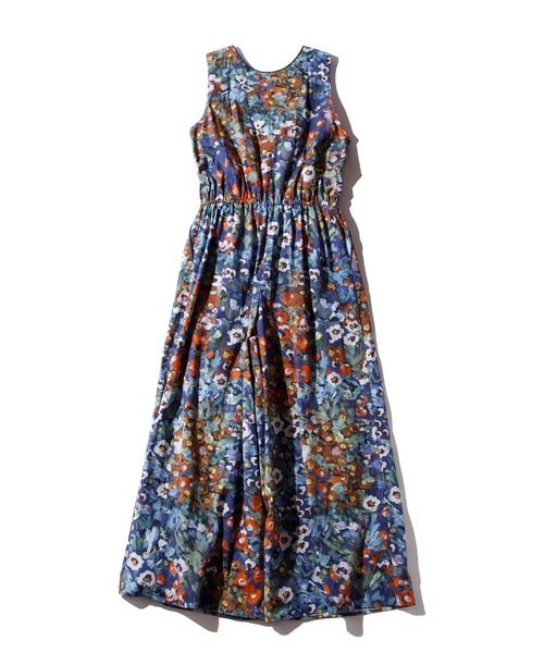 F/CE. （エフシーイー）の「F/CE. FLORAL PRINT CACHE-COEUR SALOPETTE / エフシーイー 花柄サロペット（サロペット/オーバーオール・レディース・ブルー/その他・S）」の4枚目の写真