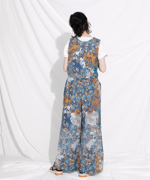 F/CE. （エフシーイー）の「F/CE. FLORAL PRINT CACHE-COEUR SALOPETTE / エフシーイー 花柄サロペット（サロペット/オーバーオール・レディース・ブルー/その他・S）」の14枚目の写真