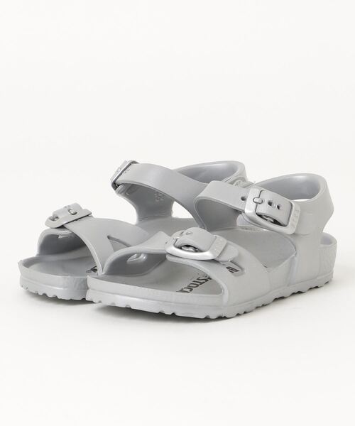 Birkenstock ビルケンシュトック の Rio リオ Eva シルバー Kids サンダル Wear