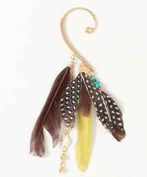 【チャイハネ】ボヘミアンフェザーイヤーフック