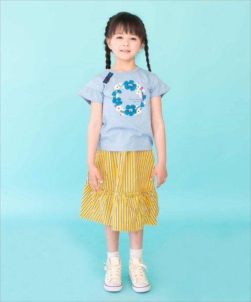 RAGMART（ラグマート）の「ロングスカート ミモレ丈（レギンス/スパッツ・キッズ・パープル/イエロー/レッド・80ｃｍ/90cm/95cm）」の8枚目の写真