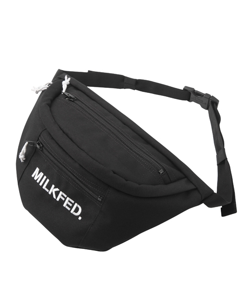 MILKFED.（ミルクフェド）の「FUNNY PACK STENCIL　（ファニーパック/ボディバッグ/カモ）（ボディバッグ/ウエストポーチ・レディース・ブラック/ピンク/カモフラージュ・ONE SIZE）」の4枚目の写真