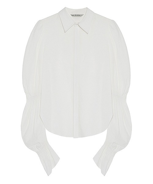 Fano Studios(ファノ ストゥディオズ)の「【Fano Studios】Double gather sleeve cotton shirts FC21S098(シャツ/ブラウス・レディース・ホワイト・L/S/M)」の10枚目の写真