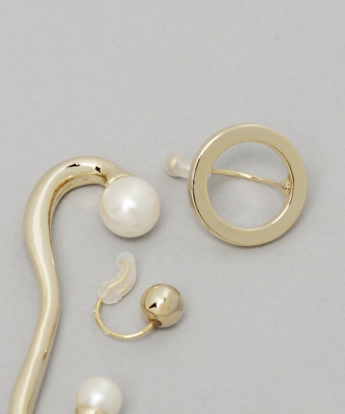 JEANASIS（ジーナシス）の「3Pイヤカフセット/941328（イヤーカフ・レディース・シルバー系その他/ゴールド系その他・FREE）」の3枚目の写真