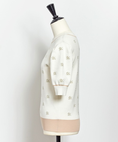 NOELA（ノエラ）の「ロゴ刺繍ニット（ニット/セーター・レディース・オフホワイト/ベージュ・FREE）」の16枚目の写真