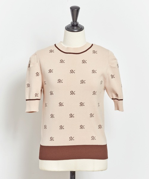 NOELA（ノエラ）の「ロゴ刺繍ニット（ニット/セーター・レディース・オフホワイト/ベージュ・FREE）」の18枚目の写真