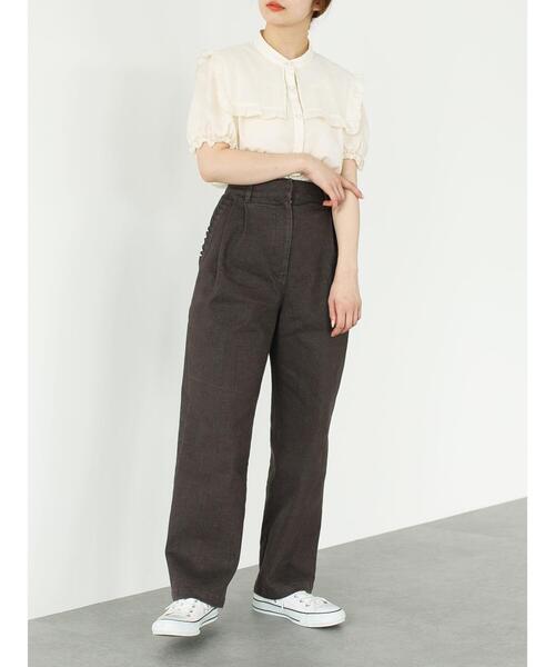 SLURR(スラ―)の「ビッグカラーフリルブラウス(シャツ/ブラウス・レディース・アイボリー・FREE)」の20枚目の写真