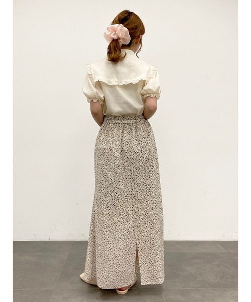 SLURR(スラ―)の「ビッグカラーフリルブラウス(シャツ/ブラウス・レディース・アイボリー・FREE)」の8枚目の写真