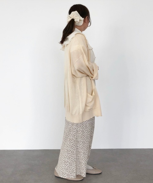 SLURR(スラ―)の「ビッグカラーフリルブラウス(シャツ/ブラウス・レディース・アイボリー・FREE)」の7枚目の写真