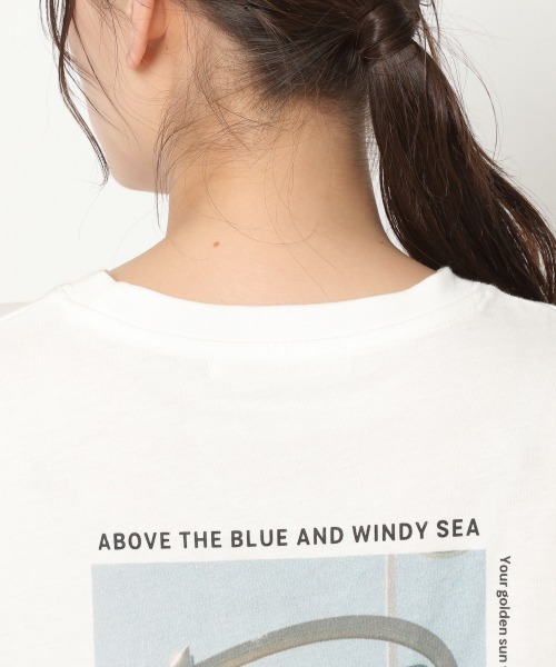 mysty woman(ミスティウーマン)の「アソートフォトTシャツ 947457(Tシャツ/カットソー・レディース・ホワイト/アイボリー/オフホワイト・FREE)」の17枚目の写真