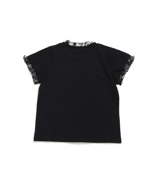 JENNI love（ジェニィラブ）の「デオドラントチュールフリルTシャツ（Tシャツ/カットソー・キッズ・ブラック/サックスブルー/ミント・150cm/160cm/140cm/130cm）」の8枚目の写真