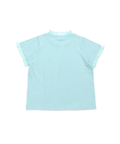 JENNI love（ジェニィラブ）の「デオドラントチュールフリルTシャツ（Tシャツ/カットソー・キッズ・ブラック/サックスブルー/ミント・150cm/160cm/140cm/130cm）」の12枚目の写真