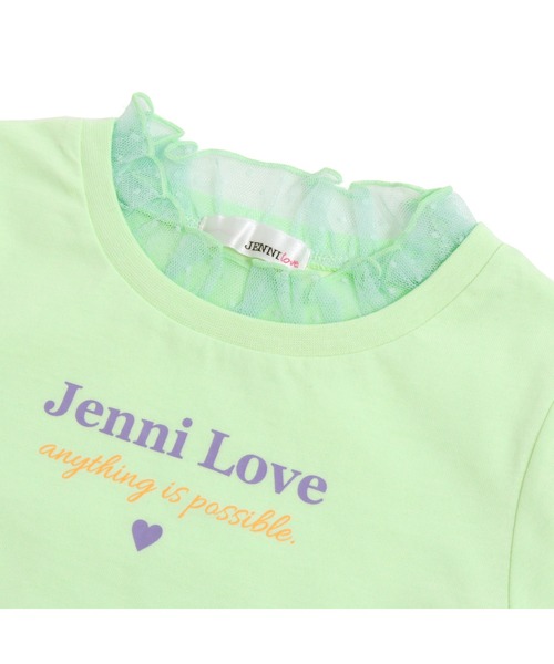 JENNI love（ジェニィラブ）の「デオドラントチュールフリルTシャツ（Tシャツ/カットソー・キッズ・ブラック/サックスブルー/ミント・150cm/160cm/140cm/130cm）」の13枚目の写真