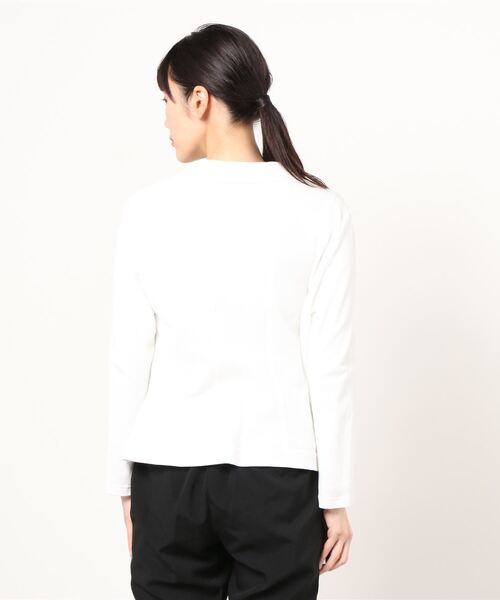 FUNALIVE（ファンアライブ）の「【Deargue】鹿の子テーラードジャケット（テーラードジャケット・レディース・ホワイト/ネイビー/カーキ・40）」の16枚目の写真