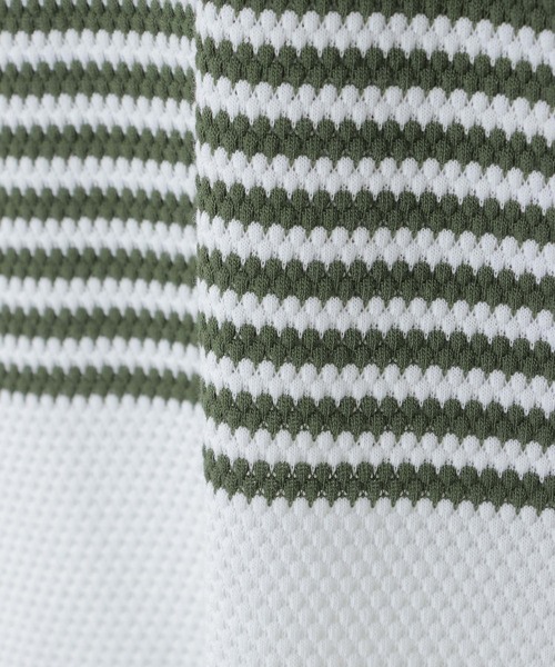 ikka（イッカ）の「パイナップルパネルボーダーT（Tシャツ/カットソー・メンズ・ブラック/ネイビー/オリーブ・S/M/L/XL）」の6枚目の写真