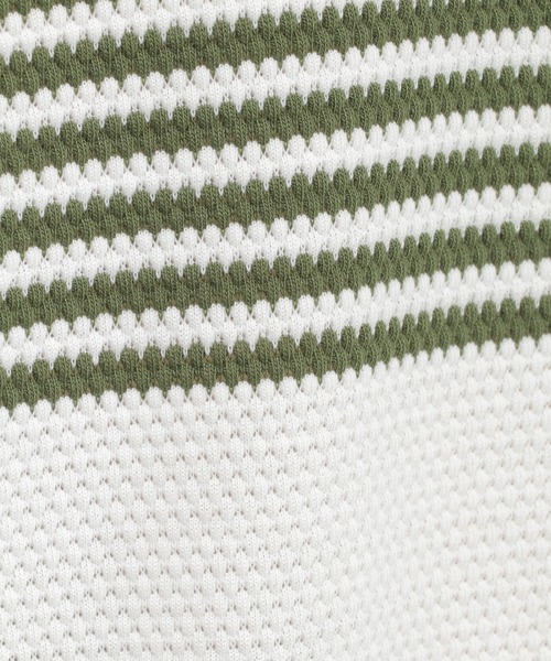 ikka（イッカ）の「パイナップルパネルボーダーT（Tシャツ/カットソー・メンズ・ブラック/ネイビー/オリーブ・S/M/L/XL）」の16枚目の写真