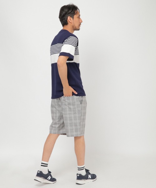 ikka（イッカ）の「パイナップルパネルボーダーT（Tシャツ/カットソー・メンズ・ブラック/ネイビー/オリーブ・S/M/L/XL）」の20枚目の写真