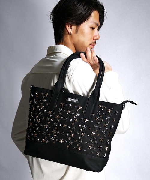 SNAKED LOWS STUDS TOTE BAG スタッズトートバッグ SNAKED LOWS STUDS TOTE BAG スタッズトートバッグ Tetra-S