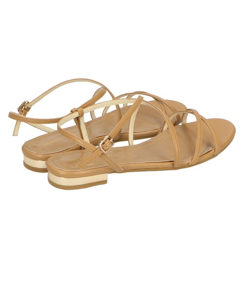 ORiental TRaffic（オリエンタルトラフィック）の「ダブルクロスストラップサンダル/11298（サンダル・レディース・ブラック/グリーン/ブラック系その他/キャメル・LL/S/M/L）」の22枚目の写真