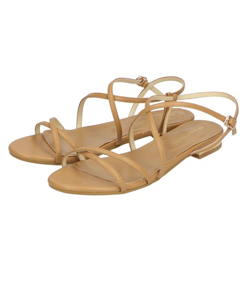 ORiental TRaffic（オリエンタルトラフィック）の「ダブルクロスストラップサンダル/11298（サンダル・レディース・ブラック/グリーン/ブラック系その他/キャメル・LL/S/M/L）」の19枚目の写真