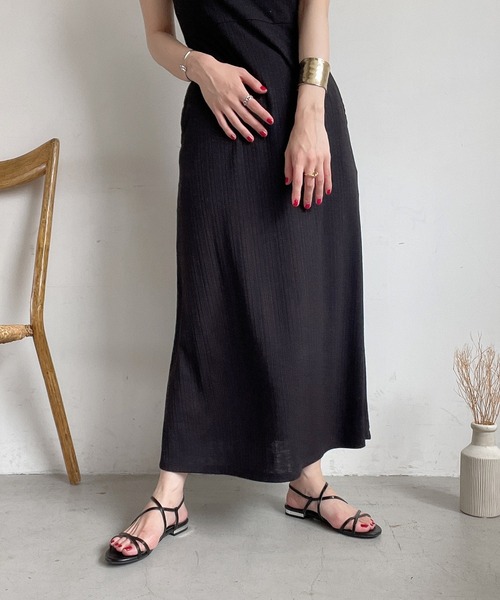 ORiental TRaffic（オリエンタルトラフィック）の「ダブルクロスストラップサンダル/11298（サンダル・レディース・ブラック/グリーン/ブラック系その他/キャメル・LL/S/M/L）」の9枚目の写真