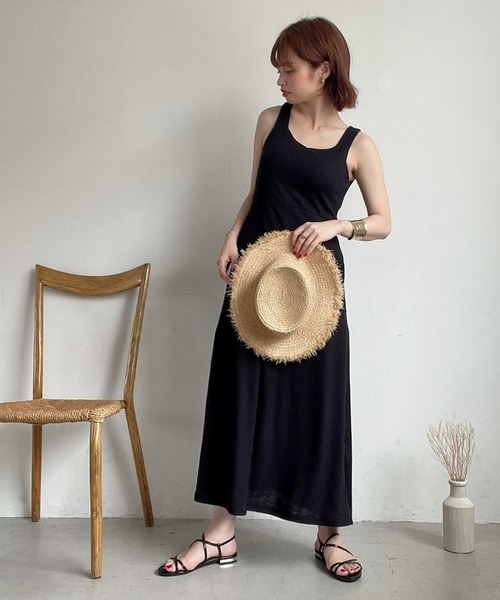 ORiental TRaffic（オリエンタルトラフィック）の「ダブルクロスストラップサンダル/11298（サンダル・レディース・ブラック/グリーン/ブラック系その他/キャメル・LL/S/M/L）」の13枚目の写真