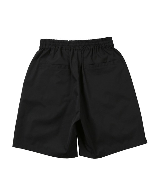 Mark Gonzales（マーク・ゴンザレス）の「【 セットアップ 】 Mark Gonzales / マークゴンザレス 別注 コラボ セットアップ / ロゴ刺繍 オーバーサイズ 半袖 レギュラーカラー シャツ ジャケット ＆ ワイドショートパンツ ワンマイルウェア（セットアップ・メンズ・ブラック/グレー・MEDIUM/LARGE）」の22枚目の写真