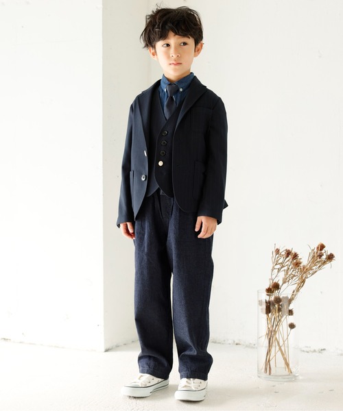 ARCH & LINE（アーチアンドライン）の「ワンタック ワイド デニム  