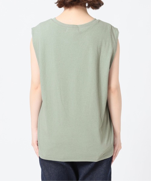 SLOBE IENA(スローブイエナ)の「ドライ天竺インナーレイヤープルオーバー【手洗い可能】◆(Tシャツ/カットソー・レディース・チャコールグレー/ライトグレー/グリーン・FREE)」の9枚目の写真